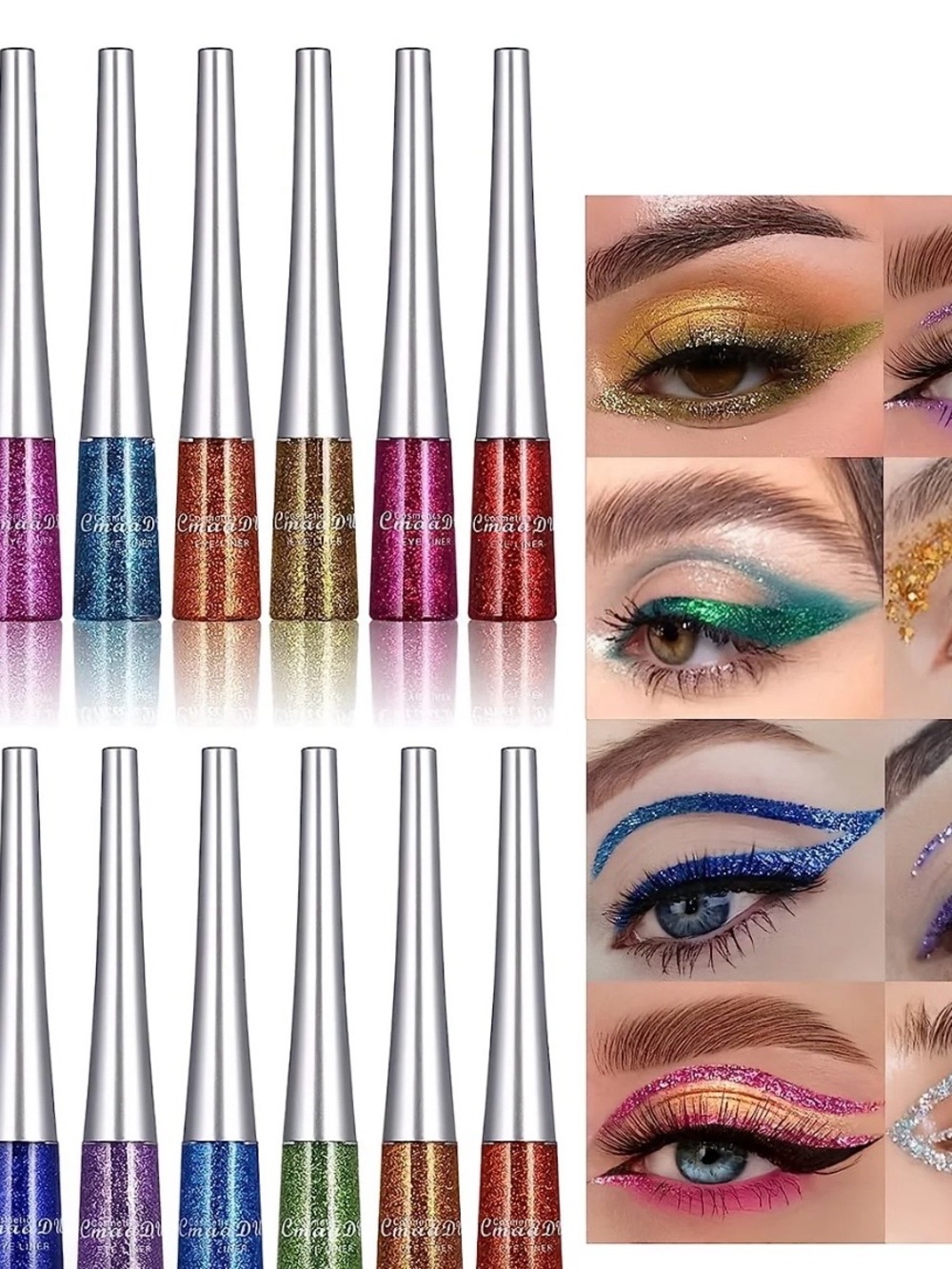 Glitter Liquid Eyeliner Set - Multi Color Sparkle *NIB Still sealed*